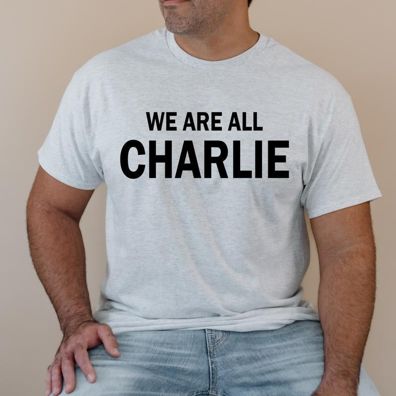 We Are All Charlie Patriotic ASH GRAY T-Shirts, Hoodie, Sweatshirt - T-Shirt, Sweatshirt, Hoodie