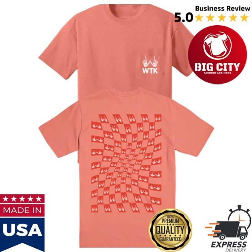 We The Kings Checkerboard Two Sided Shirt Unisex T-shirt, Sweatshirt, Hoodie, Long Sleeve Tee - T-Shirt, Sweatshirt, Hoodie