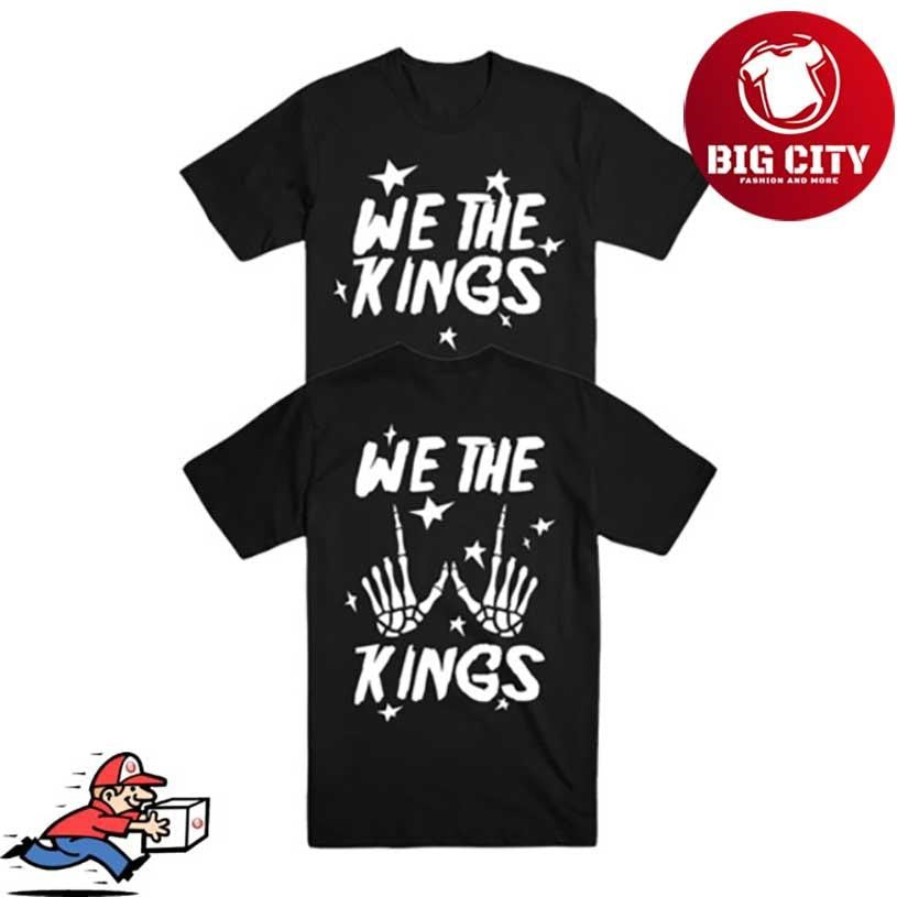 We The Kings Skeleton Hands Two Sided Shirt Unisex T-shirt, Sweatshirt, Hoodie, Long Sleeve Tee - T-Shirt, Sweatshirt, Hoodie