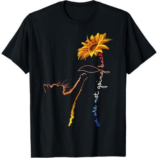We Are Not Going Back Cute Cat Sunflower Kamala Harris Made USA T-Shirts, Hoodie, Sweatshirt - T-Shirt, Sweatshirt, Hoodie