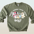 We'Re Making Good Times Bluey Shirt Bluey Bandit Heeler Chilli Heeler Shirt Bluey Bingo Shirt Blue Dog Family Shirt T-Shirts, Hoodie, Sweatshirt - T-Shirt, Sweatshirt, Hoodie