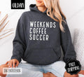 Weekends Coffee Soccer Soccer Mom Cute Soccer Hooded T-Shirts, Hoodie, Sweatshirt - T-Shirt, Sweatshirt, Hoodie