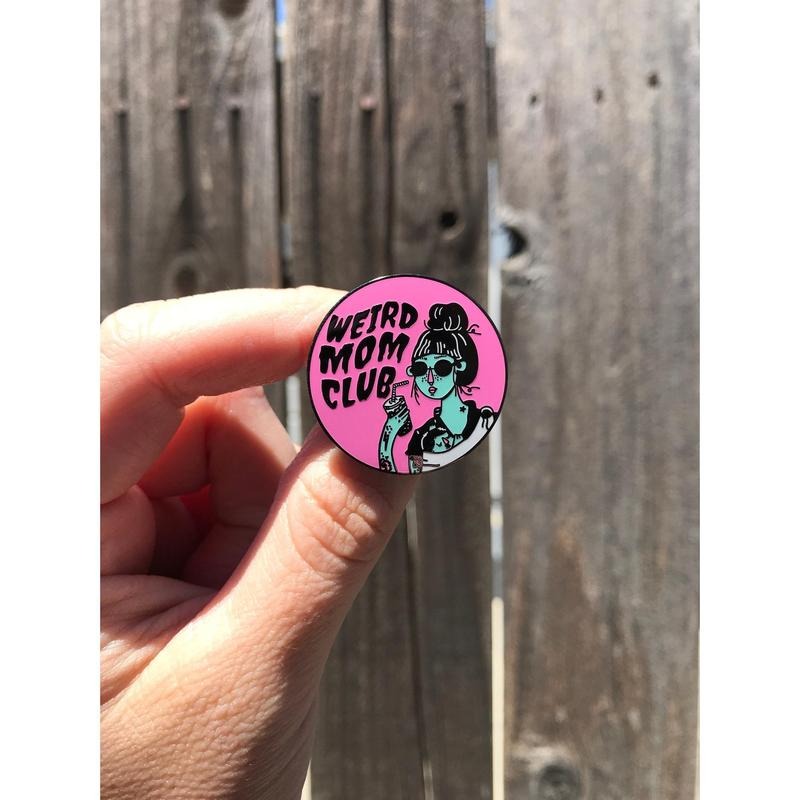 Weird Mom Club V 2.0 Hard Enamel Pin Badge T-Shirts, Hoodie, Sweatshirt - T-Shirt, Sweatshirt, Hoodie
