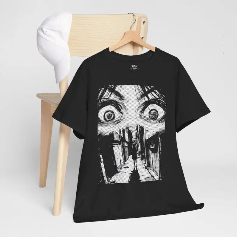 Weirdcore Face Shirt Anime Shirt Harajuku Japanese Shirt T-Shirts, Hoodie, Sweatshirt - T-Shirt, Sweatshirt, Hoodie