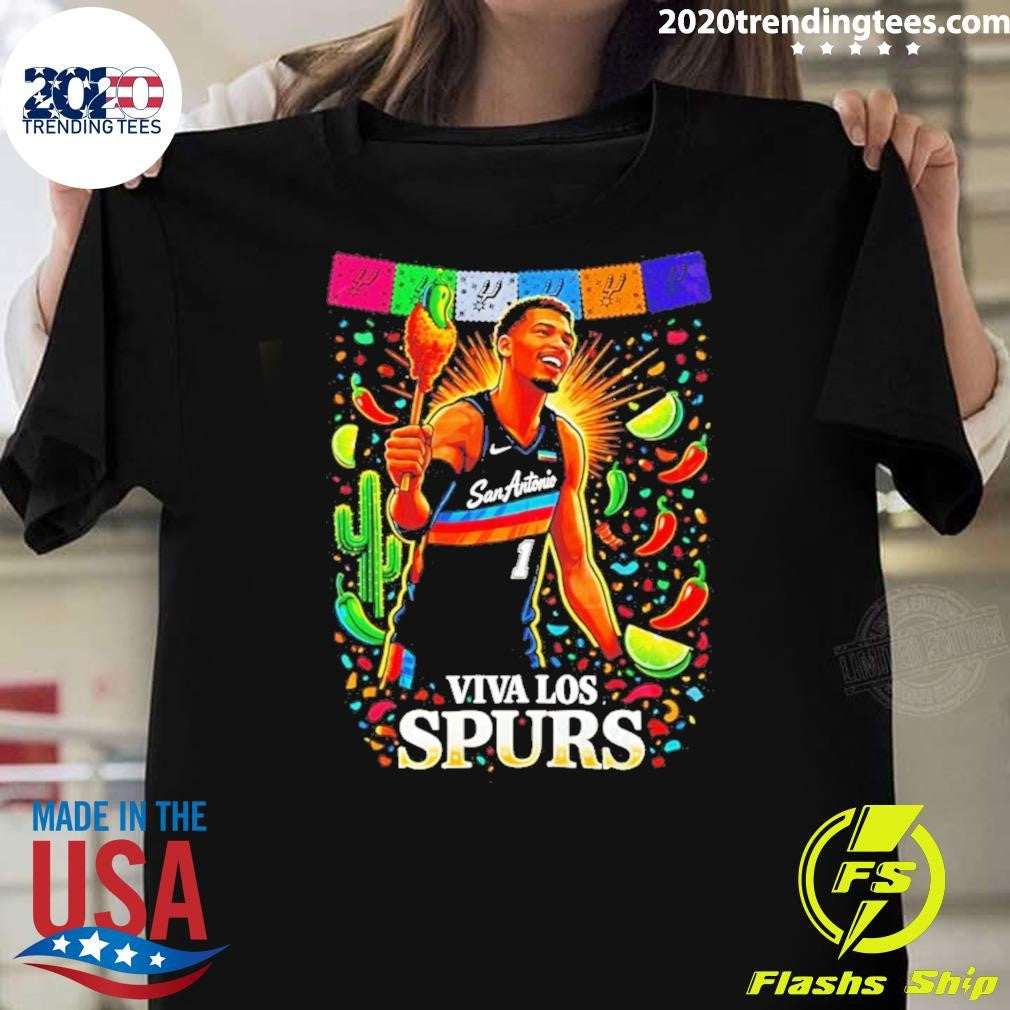 Wembanyama San Antonio Spurs Basketball Viva Los Spurs Nba Shirt Unisex T-shirt, Sweatshirt, Hoodie, Long Sleeve Tee - T-Shirt, Sweatshirt, Hoodie