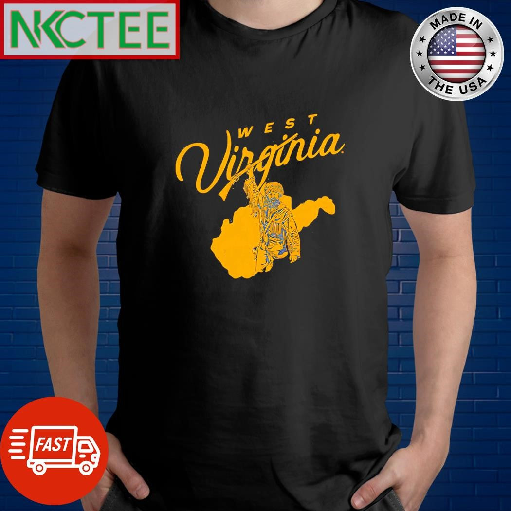 West Virginia Mountaineer Mascot hunter shirt Unisex T-shirt, Sweatshirt, Hoodie, Long Sleeve Tee - T-Shirt, Sweatshirt, Hoodie