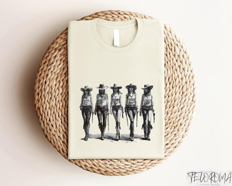Western Cowgirls Shirt Cowgirl Boots Cowgirl Lover Cool Cowgirl Wild West Shirt Country Rodeo T-Shirts, Hoodie, Sweatshirt - T-Shirt, Sweatshirt, Hoodie