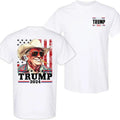 Western Trump Cowboy You Missed Flag Shirt Make America Great Again Election 2024 Trump Supporters Full Colors Full Sizes T-Shirts, Hoodie, Sweatshirt - T-Shirt, Sweatshirt, Hoodie