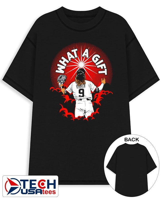 What a Gift Harrison Bader San Francisco Giants shirt Unisex T-shirt, Sweatshirt, Hoodie, Long Sleeve Tee - T-Shirt, Sweatshirt, Hoodie
