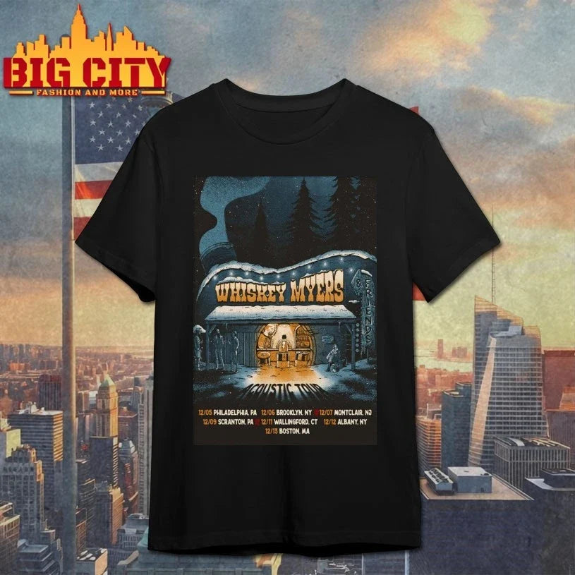 Whiskey Myers Acoustic Tour 2025 Poster shirt Unisex T-shirt, Sweatshirt, Hoodie, Long Sleeve Tee - T-Shirt, Sweatshirt, Hoodie
