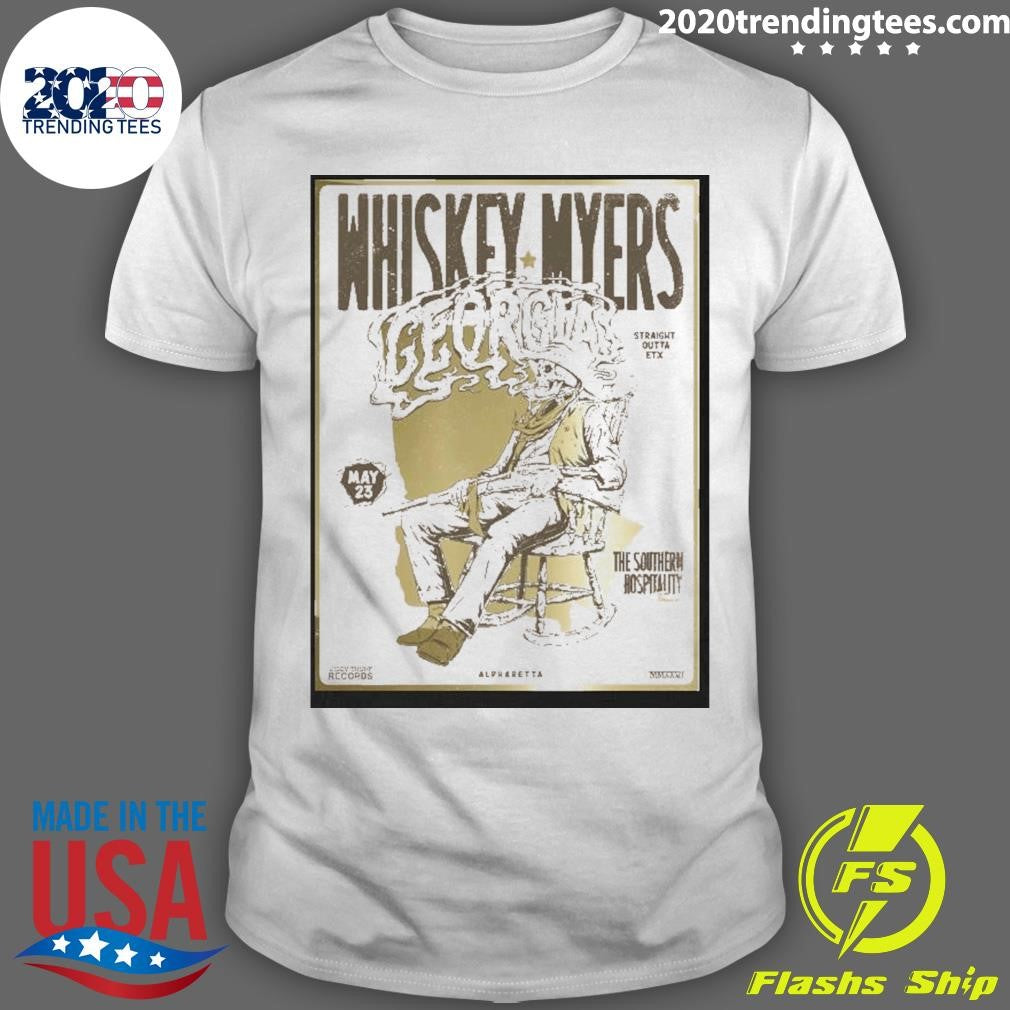 Whiskey Myers Ameris Bank Amphitheatre Alpharetta Ga Tour May 23 2026 Poster Shirt Unisex T-shirt, Sweatshirt, Hoodie, Long Sleeve Tee - T-Shirt, Sweatshirt, Hoodie