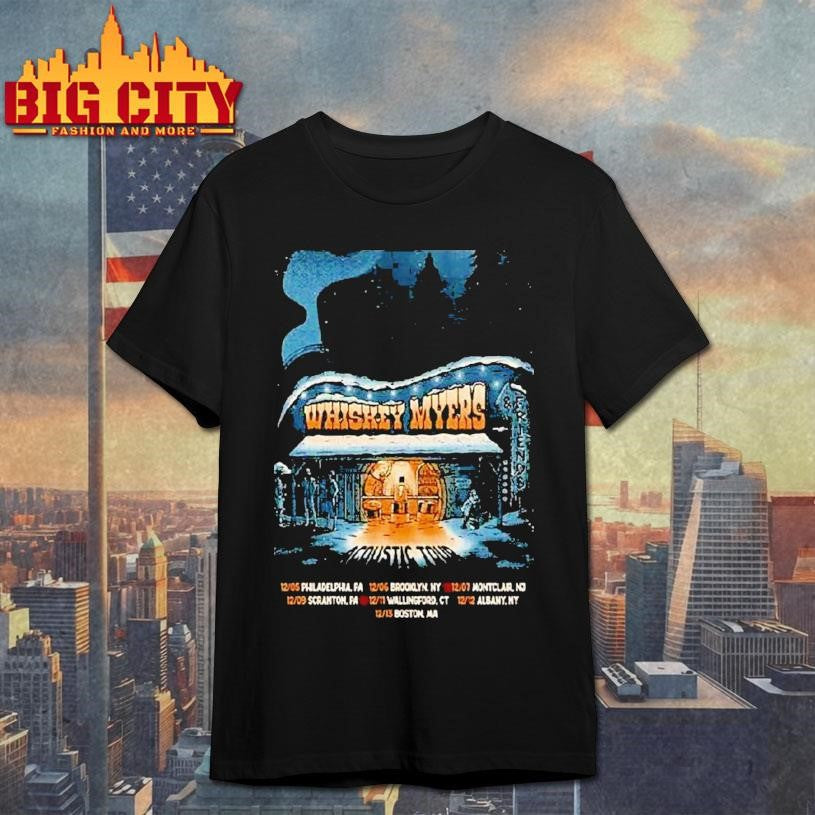 Whiskey Myers And Friends Acoustic Tour 2025 Shirt Unisex T-shirt, Sweatshirt, Hoodie, Long Sleeve Tee - T-Shirt, Sweatshirt, Hoodie