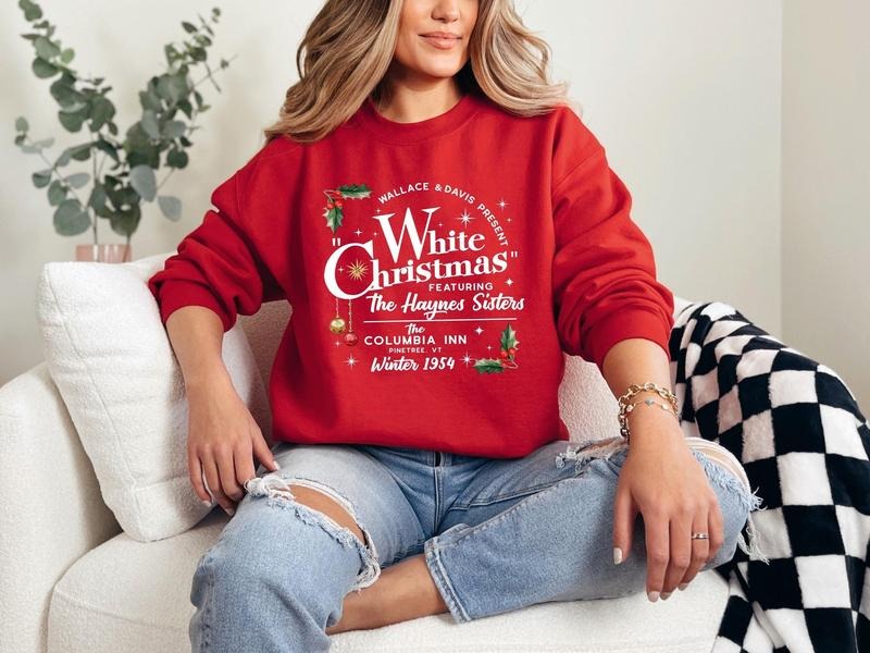 White Movie Haynes Sisters Movie 1954 Wallace Davis Crew T-Shirts, Hoodie, Sweatshirt - T-Shirt, Sweatshirt, Hoodie