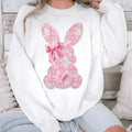 White Lace Bunny Coquette Bow Easter Lace Bow Bunny Shirt Happy Easter T-Shirts, Hoodie, Sweatshirt - T-Shirt, Sweatshirt, Hoodie