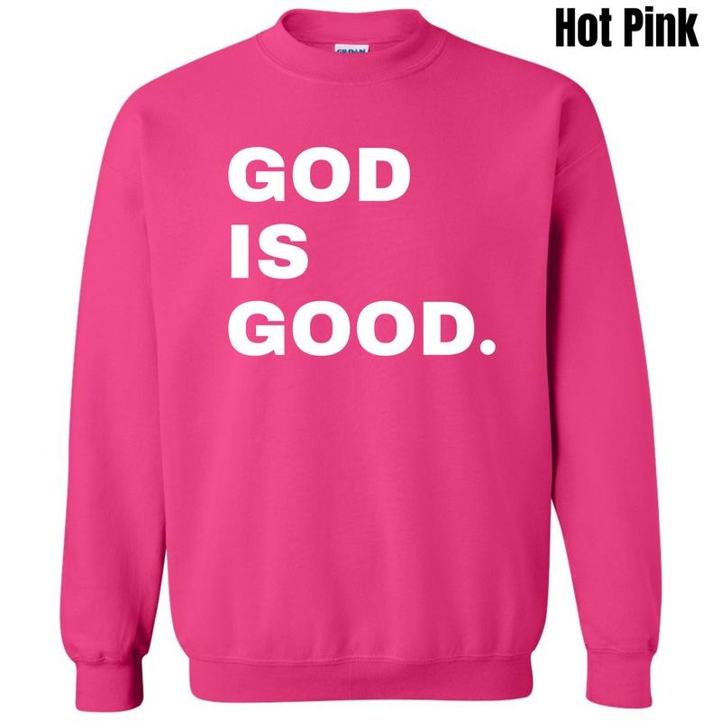 White Stacked God Is Good 'NLB' T-Shirts, Hoodie, Sweatshirt - T-Shirt, Sweatshirt, Hoodie