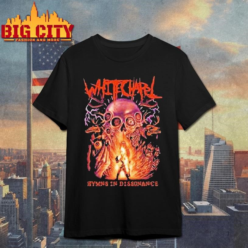 Whitechapel Band Retro Hymns Shirt Unisex T-shirt, Sweatshirt, Hoodie, Long Sleeve Tee - T-Shirt, Sweatshirt, Hoodie