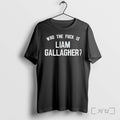 Who The F Is Liam Gallagher Tshirts Sweater Hoodie Jpg Unisex T-shirt, Sweatshirt, Hoodie, Long Sleeve Tee - T-Shirt, Sweatshirt, Hoodie