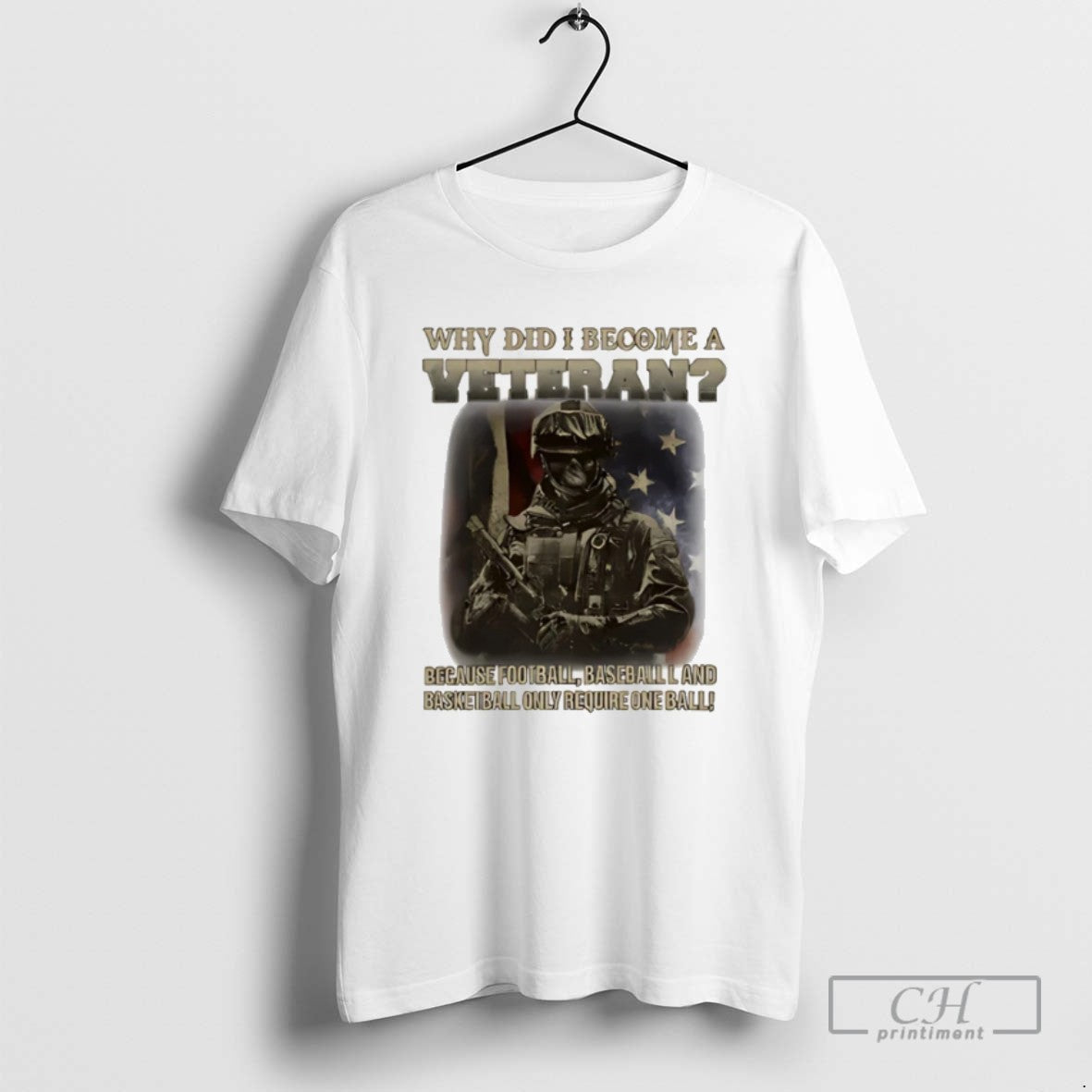 Why Did I Become A Veteran Because Football Beseball T Shirts Unisex T-shirt, Sweatshirt, Hoodie, Long Sleeve Tee - T-Shirt, Sweatshirt, Hoodie