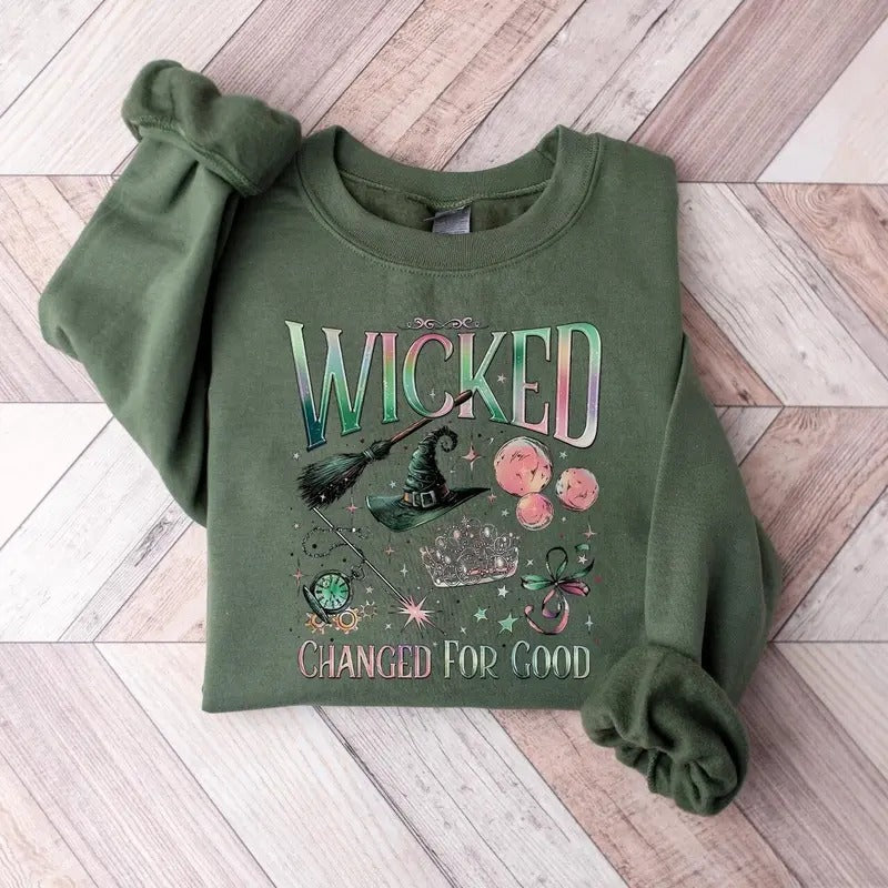 Wicked Changed Good Wicked Defy Gravity Wicked Fan Wizard Oz Shirt Broomstick Wizard Oz T-Shirts, Hoodie, Sweatshirt - T-Shirt, Sweatshirt, Hoodie
