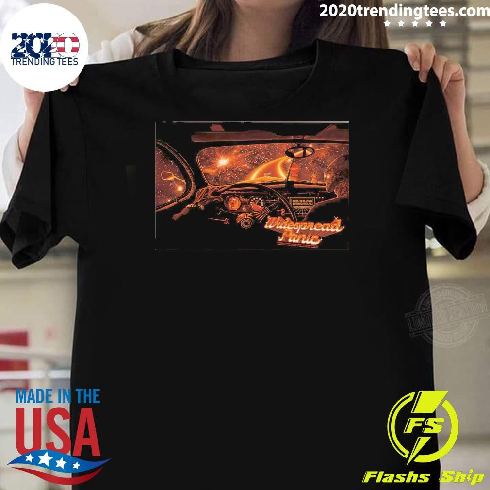 Widespread Panic Concert April 17-18 2026 Tour Birmingham Poster Shirt Unisex T-shirt, Sweatshirt, Hoodie, Long Sleeve Tee - T-Shirt, Sweatshirt, Hoodie