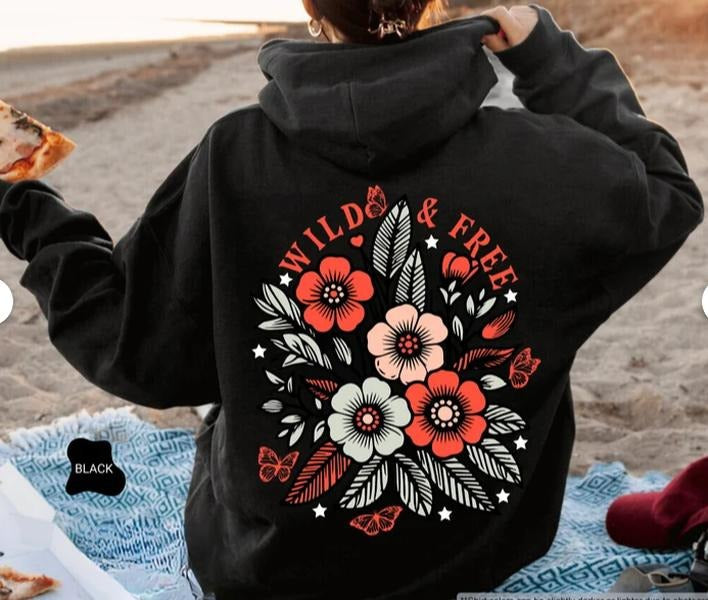 Wild Free Wild Free Wildflower Freedom Country Hood T-Shirts, Hoodie, Sweatshirt - T-Shirt, Sweatshirt, Hoodie