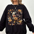 Wildflower Autumn Shirts Vintage Pressed Flowers Shirt Fall Autumn Autumn Floral Thanksgiving Shirt Vintage Fall Tops Natural Lover Fall Floral T-Shirts, Hoodie, Sweatshirt - T-Shirt, Sweatshirt, Hoodie