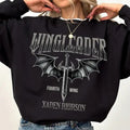 Wingleader Shirt Fourth Wing Xaden Riorson Wingleader Bookish Woman T-Shirts, Hoodie, Sweatshirt - T-Shirt, Sweatshirt, Hoodie
