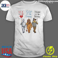 Wizard Of Oz Protestors No Heart No Courage No Brain No Kings Shirt Unisex T-shirt, Sweatshirt, Hoodie, Long Sleeve Tee - T-Shirt, Sweatshirt, Hoodie