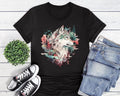 Wolf Wolf Head Nature Adventure Wilderness Forest Trees Watercolor Colorful T-Shirts, Hoodie, Sweatshirt - T-Shirt, Sweatshirt, Hoodie