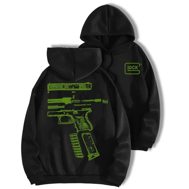 Glock Green Version 2 Sides 100% Cotton Menswear Tops T-Shirts, Hoodie, Sweatshirt - T-Shirt, Sweatshirt, Hoodie