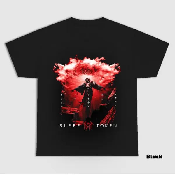 Sleep Token Rise Darkness 100% Cotton Menswear Tops Streetwear T-Shirts, Hoodie, Sweatshirt - T-Shirt, Sweatshirt, Hoodie