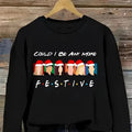 Festive Cartoon Print Cozy Cotton Crew Neck Stretch Fabric Non Transparent Fall & Winter Cardigan T-Shirts, Hoodie, Sweatshirt - T-Shirt, Sweatshirt, Hoodie