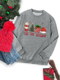 Themed Cartoon Print Crew Neck Casual Long Sleeve Daily Fall & Winter Clothes T-Shirts, Hoodie, Sweatshirt - T-Shirt, Sweatshirt, Hoodie