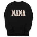 Floral & Letter Print Round Neck Casual Long Sleeve Crew Neck Fall & Winter Clothes Daily T-Shirts, Hoodie, Sweatshirt - T-Shirt, Sweatshirt, Hoodie