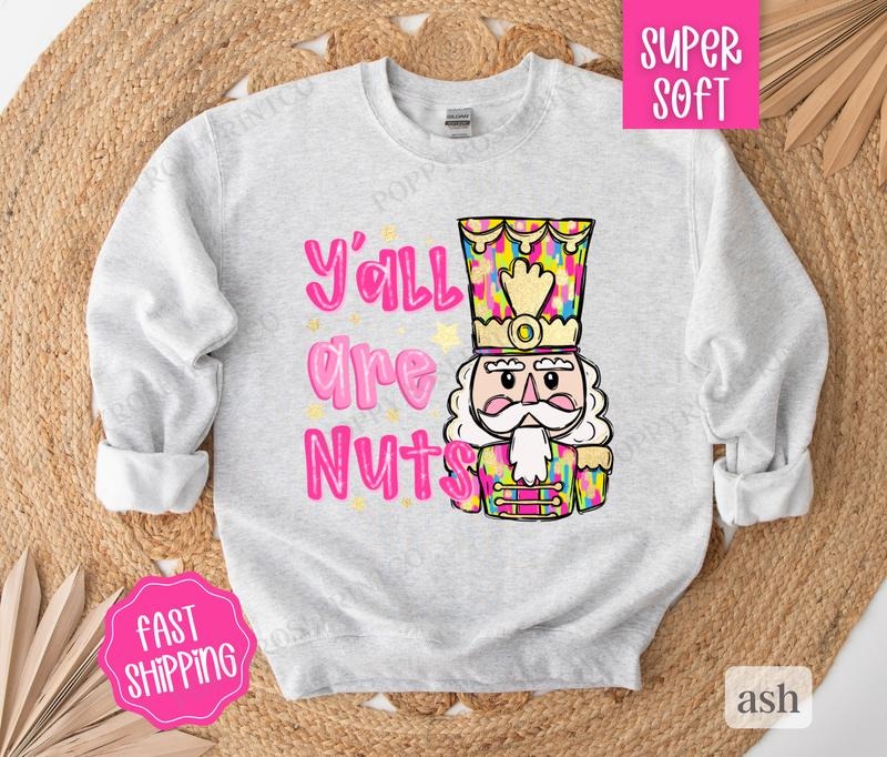 Funny Nutcracker Preppy Heavy Blend Fabric Collar T-Shirts, Hoodie, Sweatshirt - T-Shirt, Sweatshirt, Hoodie