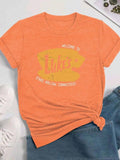 Print Round Neck Casual Daily Clothes All Seasons T-Shirts, Hoodie, Sweatshirt - T-Shirt, Sweatshirt, Hoodie