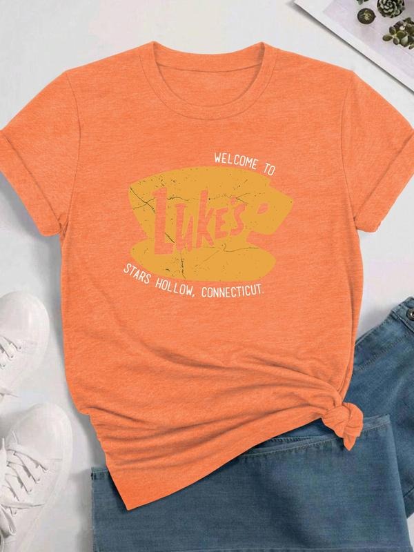 Print Round Neck Casual Daily Clothes All Seasons T-Shirts, Hoodie, Sweatshirt - T-Shirt, Sweatshirt, Hoodie