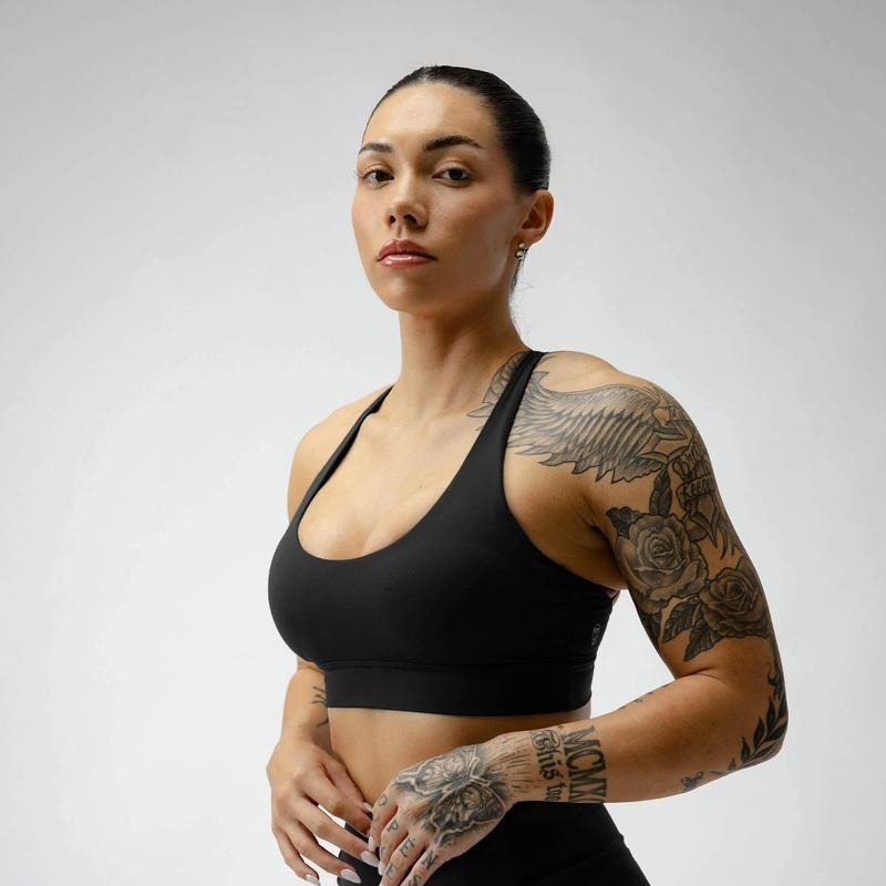Gymreapers Combat Bra Plain Black Summer Workouts T-Shirts, Hoodie, Sweatshirt - T-Shirt, Sweatshirt, Hoodie