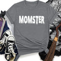 Halloween Letter Print Round Neck Casual Short Sleeve Crew Neck Summer Top Daily T-Shirts, Hoodie, Sweatshirt - T-Shirt, Sweatshirt, Hoodie