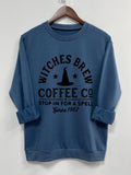 Halloween Themed Letter Print Round Neck Casual Long Sleeve Crew Neck Fall & Winter Clothes Daily T-Shirts, Hoodie, Sweatshirt - T-Shirt, Sweatshirt, Hoodie