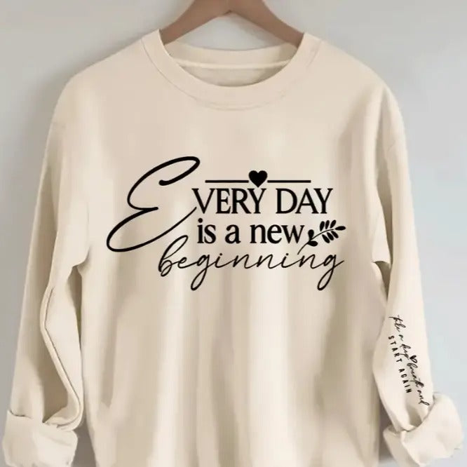 Inspirational Quote Crew Neck Medium Heavy Fabric Loose Fit Casual Winter 50% Cotton 50% Polyester T-Shirts, Hoodie, Sweatshirt - T-Shirt, Sweatshirt, Hoodie