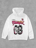 Letter & Graffiti Print Casual Long Sleeve Hooded Daily Outdoor Fall & Winter T-Shirts, Hoodie, Sweatshirt - T-Shirt, Sweatshirt, Hoodie
