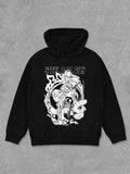 Letter & Print Casual Long Sleeve Hooded Daily Outdoor Fall & Winter T-Shirts, Hoodie, Sweatshirt - T-Shirt, Sweatshirt, Hoodie
