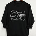Letter Print Crew Neck Casual Long Sleeve Daily All Seasons T-Shirts, Hoodie, Sweatshirt - T-Shirt, Sweatshirt, Hoodie