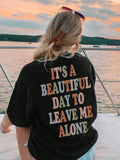 Letter Print Drop Shoulder Casual Streetwear Half Sleeve Round Neck Summer Clothes Daily Wearstyle{N002}2 T-Shirts, Hoodie, Sweatshirt - T-Shirt, Sweatshirt, Hoodie