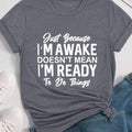 Letter Print Round Neck Casual Short Sleeve Crew Neck Daily Top All Seasons T-Shirts, Hoodie, Sweatshirt - T-Shirt, Sweatshirt, Hoodie