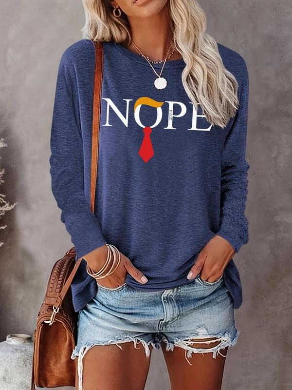 Letter Print Round Neck Casual Short Sleeve Crew Neck Daily Clothes All Seasonsstyle{N002}5 T-Shirts, Hoodie, Sweatshirt - T-Shirt, Sweatshirt, Hoodie