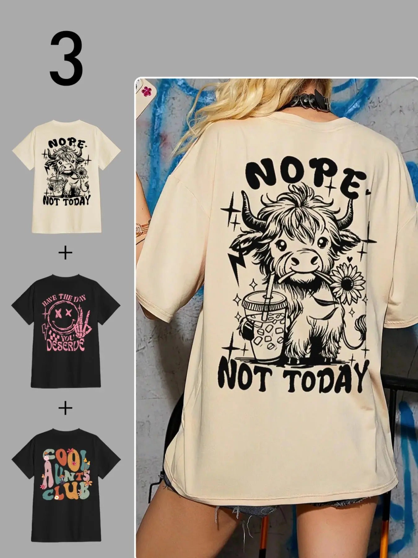 Letter Print Round Neck Casual Short Sleeve Daily Clothes Summer T-Shirts, Hoodie, Sweatshirt - T-Shirt, Sweatshirt, Hoodie