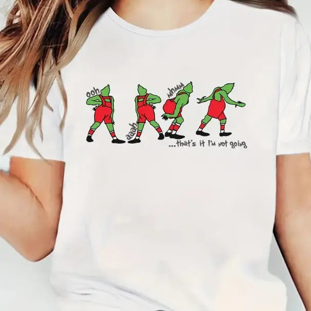 Merry Print T New Year Top Womenswear Lady Comfort Cotton T-Shirts, Hoodie, Sweatshirt - T-Shirt, Sweatshirt, Hoodie