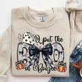 I Put Boo Boujee Boo Jee Ghost Coquette Halloween Shirts Cotton Polyester T-Shirts, Hoodie, Sweatshirt - T-Shirt, Sweatshirt, Hoodie